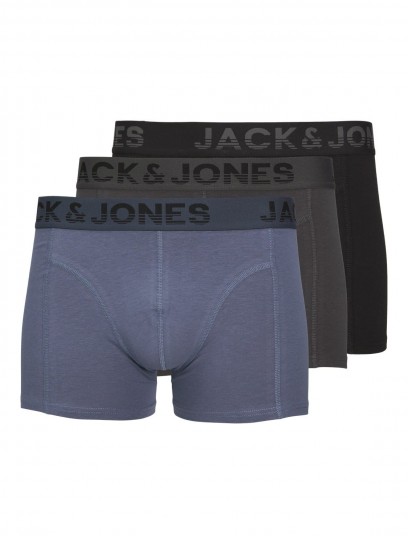 Jack Jones боксери для чоловіків (3 шт) в чорному кольорі