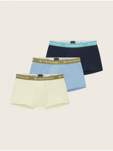 Tom Tailor, boxers, cotton blend, 3-pack, English, 75071 310