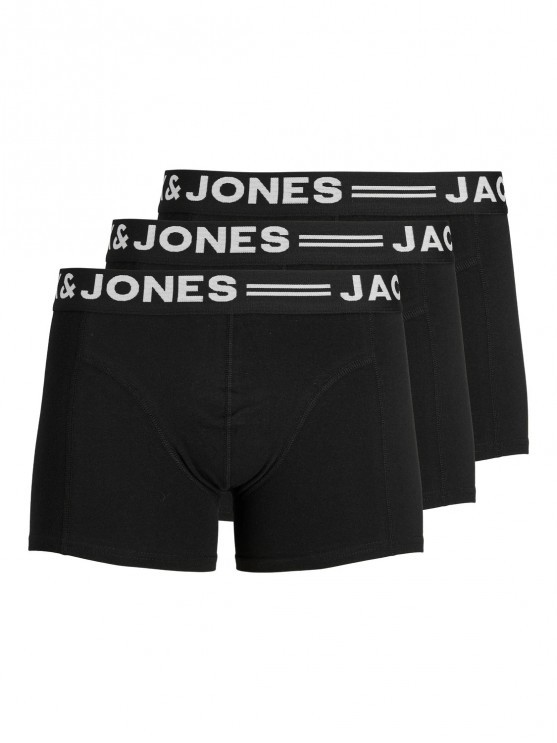 Jack Jones Men's Black Boxers Set of 3