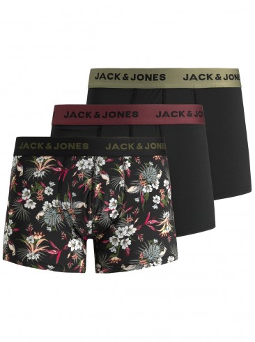 Jack Jones, боксеры, комплект 3 шт, черный