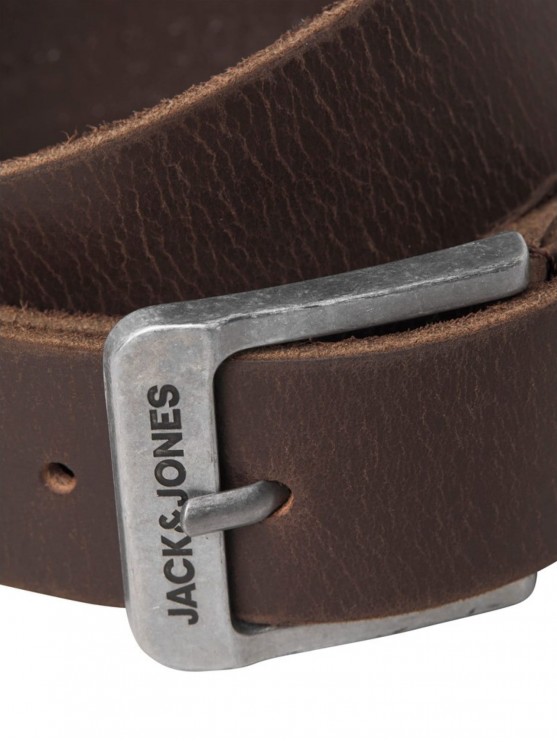 Stylish Jack Jones Belts for Men: Brown Stone Collection