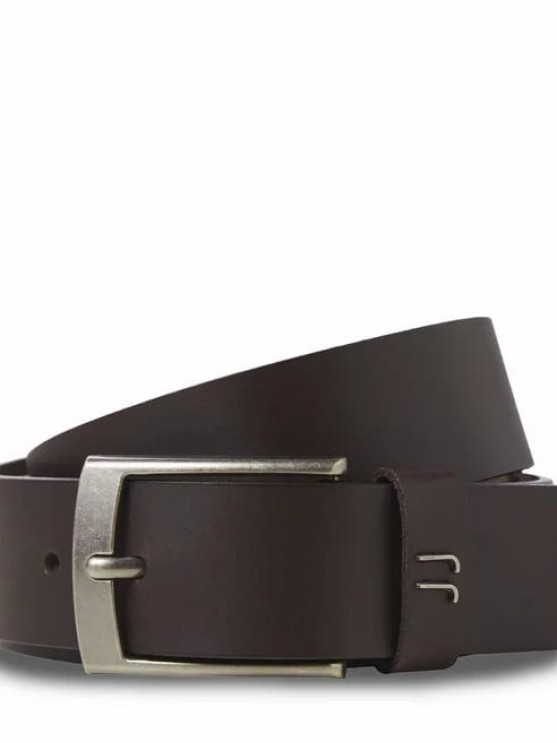 Jack Jones Men's Brown Leather Belts