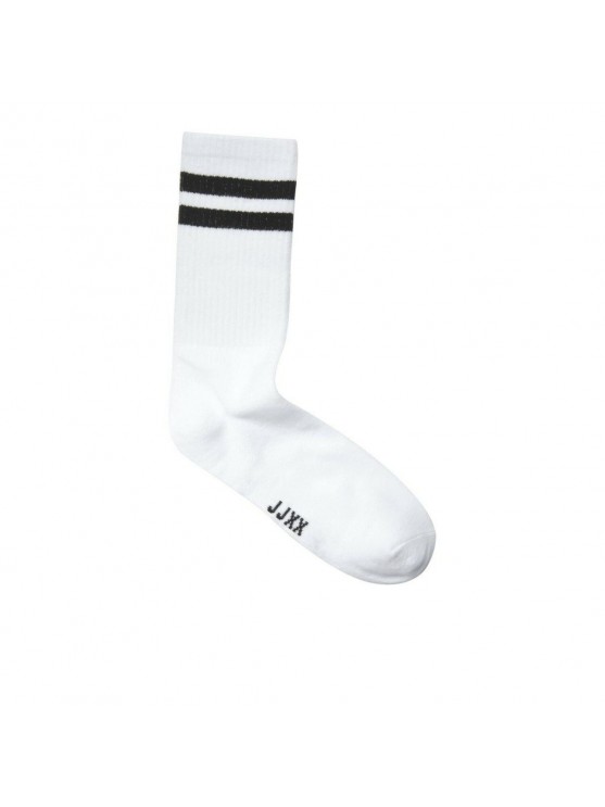 JJXX високі білі шкарпетки для жінок з поліестером та еластаном