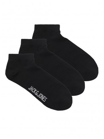 Jack Jones, black socks, short length, 3 pack, cotton blend
