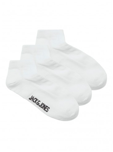 набор носков, короткие, белые, Jack Jones, 12260079 White White - Wh