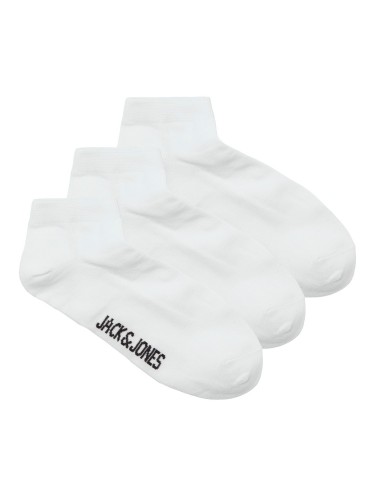 шкарпетки, короткі, білі, Jack Jones, 12260079 White White - Wh