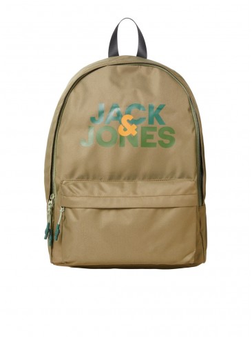 рюкзак, зелений, Jack Jones, 12247756 Oil Green With p