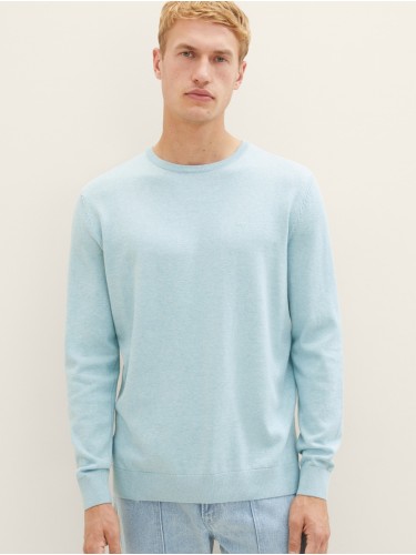Tom Tailor, knitwear, blue, sweater, 1027661 32716