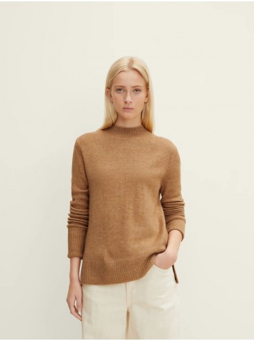 Tom Tailor, knitwear, brown, sweater, 1033553 30563