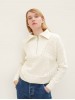 Жіночий пуловер від Tom Tailor білого кольору