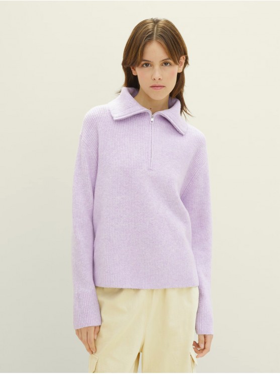 Жіночий светр Tom Tailor фіолетового кольору