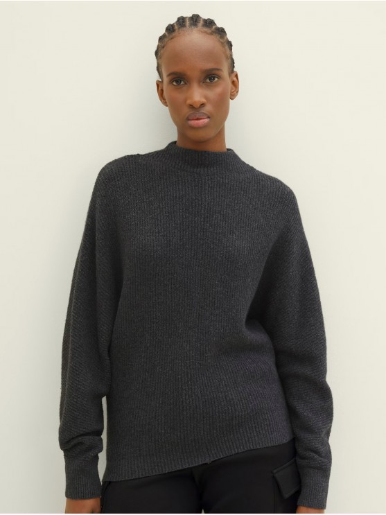 Жіночий светр Tom Tailor сірого кольору