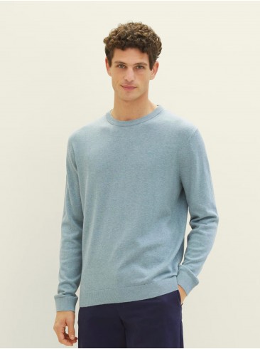 Tom Tailor, knitwear, blue, jumper, 1039810 27945