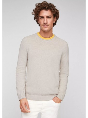 knitwear, beige, s.Oliver, jumper, 2057792 0332