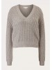 Женский джемпер s.Oliver пуловер с серым трикотажем