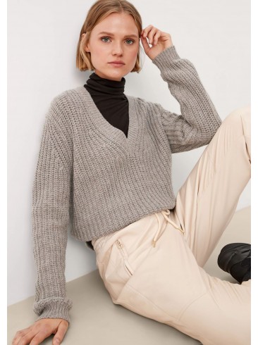s.Oliver, knitwear, gray, pullovers, 2106871 83W1