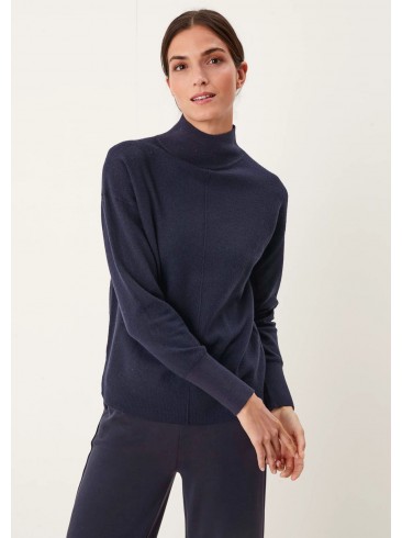 s.Oliver Blue Sweater - Women's Knitwear - Category: Sweaters - SKU 2109098 5959