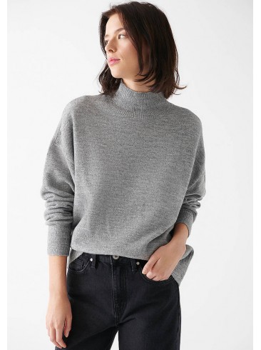 Mavi, sweater, grey, knitwear, 1710188-83096