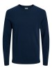 Stylish Navy Blue Knitwear for Men by Jack Jones