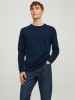 Stylish Navy Blue Knitwear for Men by Jack Jones