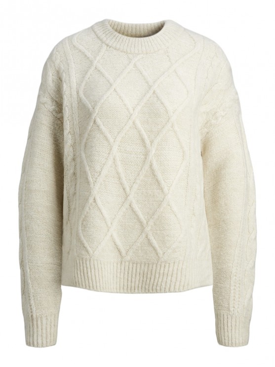 JJXX Bone White Women's Sweater Pullover