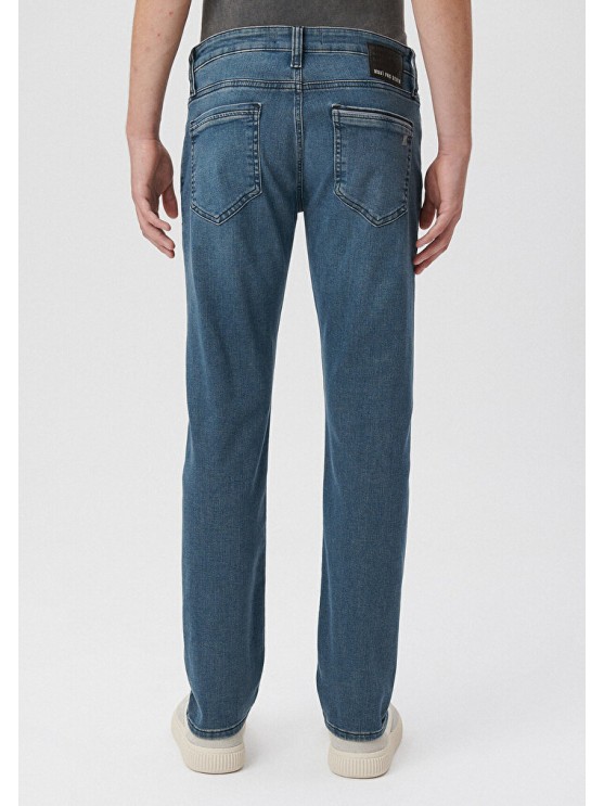 Mavi Men's Slim Mid-Rise Blue Jeans
