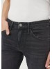 Мужские джинсы Mavi средней посадки, завуженные, серого цвета