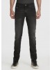 Mavi Men's Grey Tapered Jeans with Mid-Rise