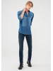 Mavi Men's Jeans - Slim Fit, Mid-Rise, Blue