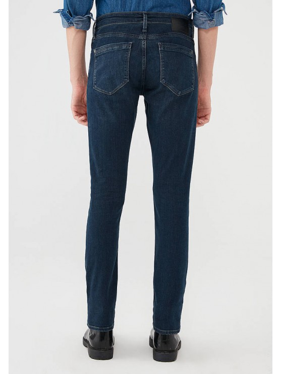 Mavi Men's Jeans - Slim Fit, Mid-Rise, Blue