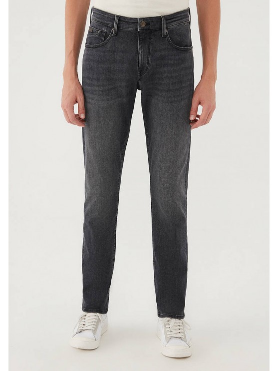 Mavi's Grey Tapered Jeans for Men