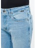 Мужские джинсы Mavi, средняя посадка, вузкий фасон (tapered), блакитного цвета