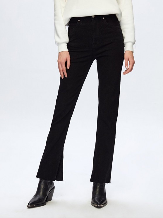 Чорні прямі джинси LTB з високою посадкою для жінок