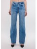 Жіночі джинси Mavi з високою посадкою та широким фасоном в синьому кольорі