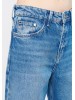 Stylish Mavi denim jeans with high waist and ripped details for women