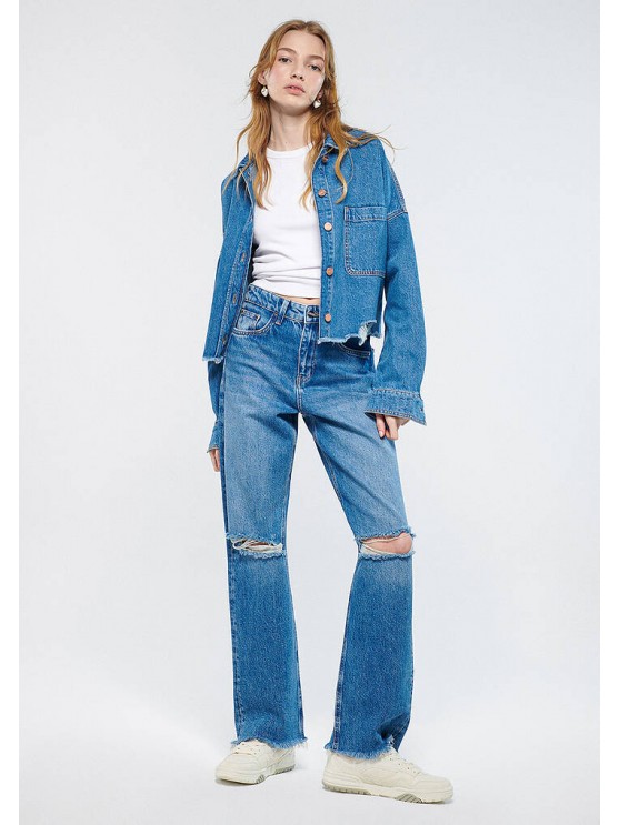 Широкі рвані джинси від Mavi - стильний вибір для жінок