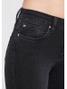 Жіночі джинси Mavi з високою посадкою та скіні фасоном, сірого кольору.