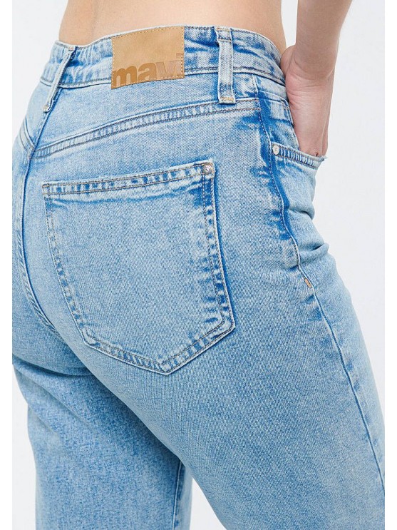 High-waisted women's jeans in blue by Mavi