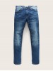 Чоловічі джинси Tom Tailor вузькі внизу, синього кольору