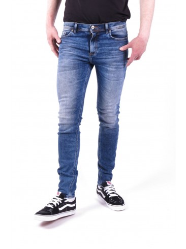 Скіні джинси середньої посадки блакитного кольору - LTB 1009-51338-14947 53235