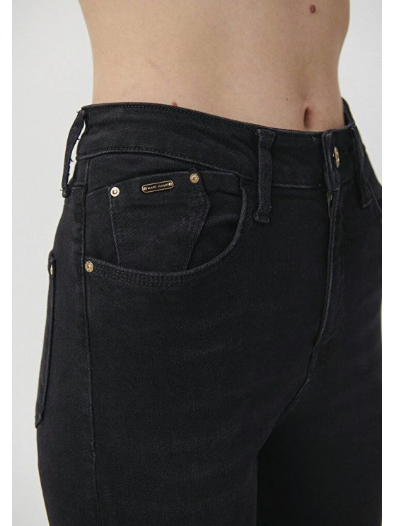 Сірі джинси Mavi з високою посадкою та скіні фасоном для жінок