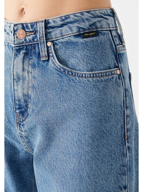 Жіночі широкі джинси від Mavi з високою посадкою та синьої ​​колір