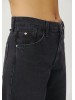 Женские джинсы Mavi багги с высокой посадкой, черные