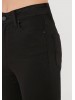 Женские черные джинсы Mavi с высокой посадкой и скіні фасоном