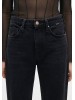 Чорні високі широкі джинси Mavi для жінок