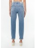 Mavi женские джинсы, посадка - высокая, фасон - моментум, цвет - блакитный