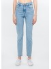 High-waisted women's jeans in blue by Mavi