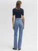 Shop Mavi's High-Waisted Flared Jeans in Blue for Women