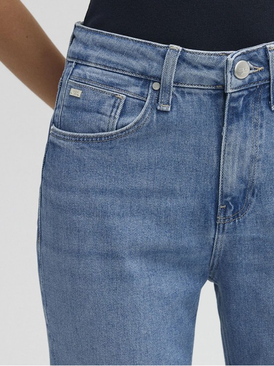 Женские джинсы Mavi с высокой посадкой и клош фасоном