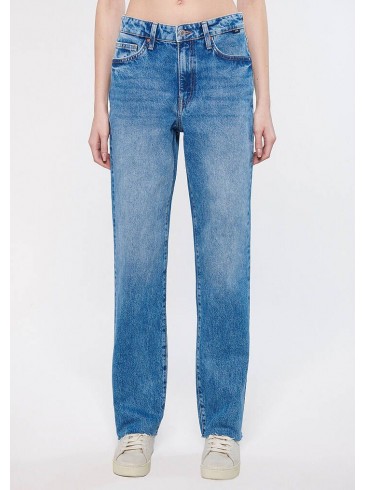 Прямі джинси висока посадка синього кольору - Mavi 101441-84337
